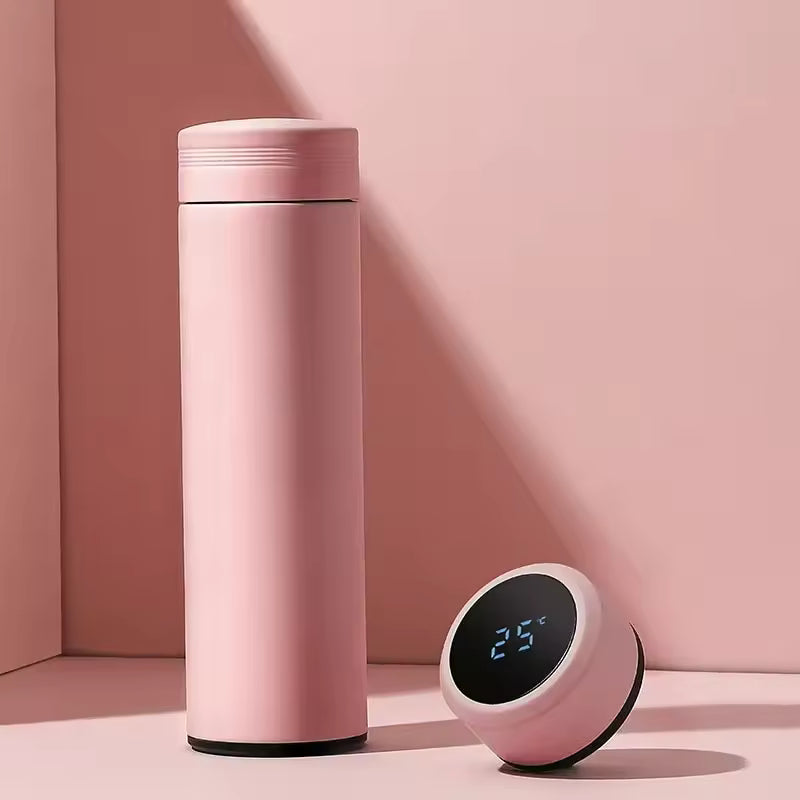 500 ml-es hőmérsékletkijelzős termosz - Rozsdamentes acél