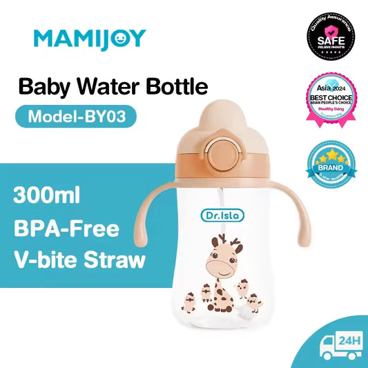 MAMIJOY 300ml Újszülött Cumisüveg - Széles Szájú, Puffadásgátló, BPA-mentes.